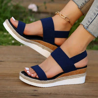 Sandales Confortables Compensées pour Femme