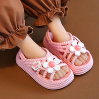 Sandale Fille Rose Conception Mignonne avec Fleur