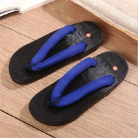 Sandale Japonaise Style Tong en Bois Unisexe