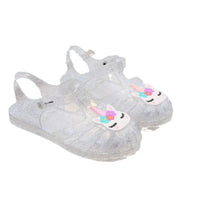 Sandale Méduse Bébé Brillante avec Licorne