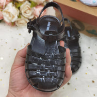 Sandale Méduse Bébé avec Fermeture à Boucle Noire