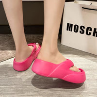 Sandale Plateforme Femme Design Style Tong