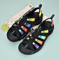 Sandale de Randonnée Femme avec Lanières Multicolores