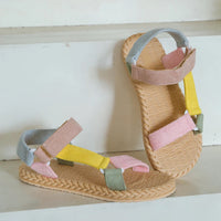 Sandale Scratch Femme Multicolore de Style Estival