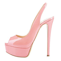 Sandales Femme Plateforme À Talons Fins Design Glamour