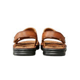 Sandales En Cuir Homme Style Classique Avec Semelle Souple