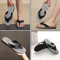 Sandale De Plage Homme Avec Semelle Bambou Naturelle