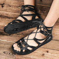 Sandales Romaines en Cuir Pour Homme