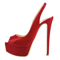 Sandales Femme Plateforme À Talons Fins Design Glamour