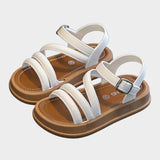 Sandale Fille Plate Avec Semelle Souple Et Style Chic