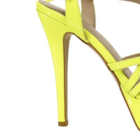 Sandales À Talons Hauts Plateforme Avec Brides Cheville