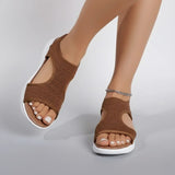 Sandale Femme Confortable À Semelle Épaisse Et Design Moderne