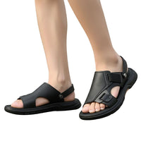 Sandales En Cuir Confortables Avec Maintien Renforcé