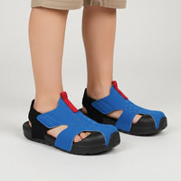 Sandale Enfant Stylée Avec Design Bicolore