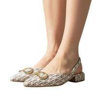 Sandale Femme Confortable À Imprimé Moderne Et Style Raffiné