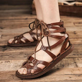 Sandales Romaines en Cuir Pour Homme
