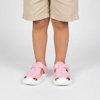 Sandale Enfant Bleue À Bout Fermé Souple Et Antidérapante