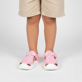 Sandale Enfant Bleue À Bout Fermé Souple Et Antidérapante