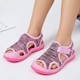 Sandale Enfant Colorée Avec Fermeture Scratch Et Confort Optimal