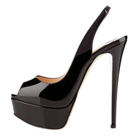 Sandales Femme Plateforme À Talons Fins Design Glamour
