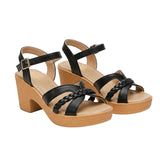 Sandale Femme À Talon Épais Style Estival Chic