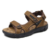 Sandales Homme En Cuir Avec Confort Respirant