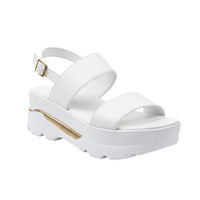 Sandale Compensée Femme Moderne Avec Bride Réglable Et Style Chic