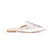 Sandale Femme Cloutée et Pointue avec Mini Talon