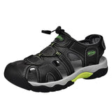 Sandales En Cuir Homme Avec Protection Avant Renforcée