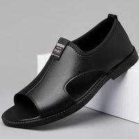 Sandales En Cuir Homme Style Casual Urbain