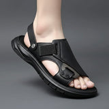 Sandales En Cuir Confortables Avec Maintien Renforcé