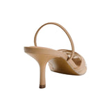 Sandales à Talons en Maille Brodée