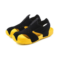 Sandale Enfant Stylée Avec Design Bicolore