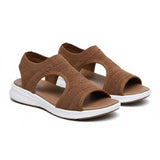 Sandale Femme Confortable À Semelle Épaisse Et Design Moderne