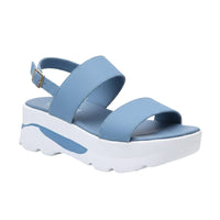 Sandale Compensée Femme Moderne Avec Bride Réglable Et Style Chic