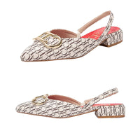 Sandale Femme Confortable À Imprimé Moderne Et Style Raffiné