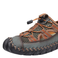 Sandales Homme En Cuir Avec Design Respirant