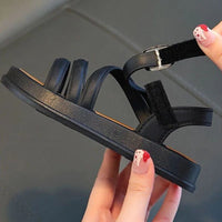 Sandale Fille Plate Avec Semelle Souple Et Style Chic