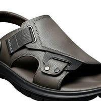 Sandales En Cuir Confortables Avec Maintien Renforcé