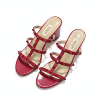 Sandales À Talons Avec Brides Cloutées Élégantes