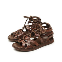 Sandales Romaines en Cuir Pour Homme