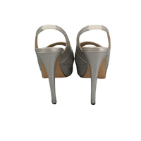 Sandales À Talons Aiguilles Avec Effet Métallisé Chic