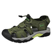 Sandales En Cuir Homme Avec Protection Avant Renforcée