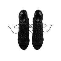 Sandale À Talon Femme Design Filet Moderne Et Confortable