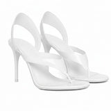 Sandales À Talons Hauts Métallisé Avec Design Moderne