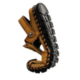 Sandales Confort Homme En Cuir Avec Maintien Arrière