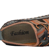 Sandales Homme En Cuir Avec Design Respirant