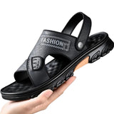 Sandales Noires Homme En Design Moderne Et Respirant