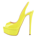 Sandales Femme Plateforme À Talons Fins Design Glamour