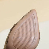 Sandale À Talon Femme Avec Boucle Dorée Raffinée